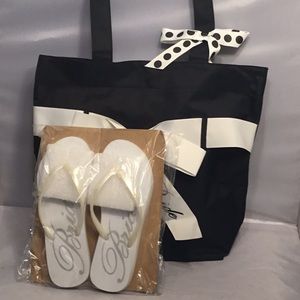 BRIDE TO BE TOTE BAG AND SIZE MEDIUM SHOES
